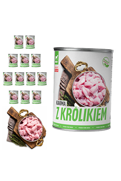Tuf Tuf TufTuf hrană umedă completă pentru câini cu iepure, conservă 12x800g ...