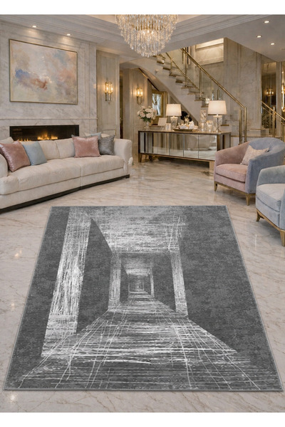 Rugs Modern Halı Sdt Mixed Patterned Modern Woven Base Decorative Carpet Sdta...