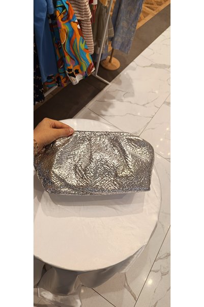 Genel Markalar Abiye - Davet - Şık Çanta Portföy- Clutch- El Çantası Gold- Gümüş