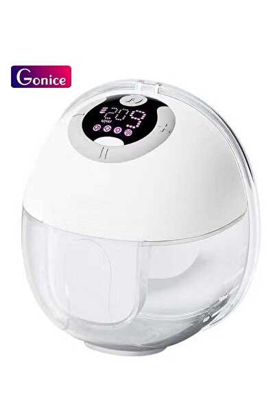 Gonice 1 Piece Wearable Breast Pump – Electric, Portable, 4 Modes & 9 Intensi...