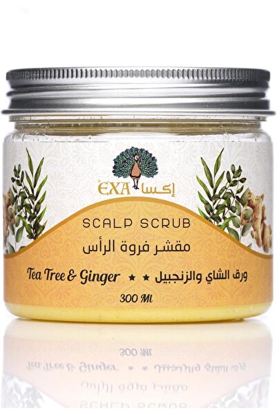 EXA Scalp Scrub Tea Leaf and Ginger 300 ml