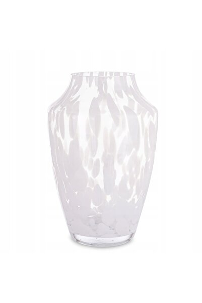 NO BRAND WAZON PENTRU FLORI DECORATIV DIN STICLĂ ELEGANT PENTRU CAMERĂ ALB 25...