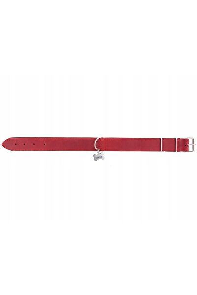 NO BRAND Zgardă din piele pentru câini, 2 tipuri de piele, 49-58 cm