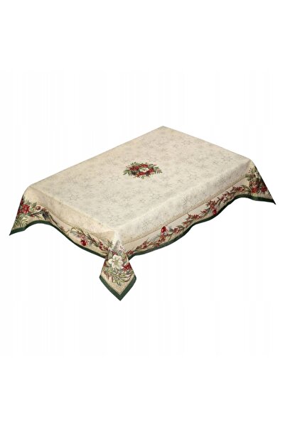NO BRAND Față de masă goblen Stroik de Crăciun cu stea 180x140cm