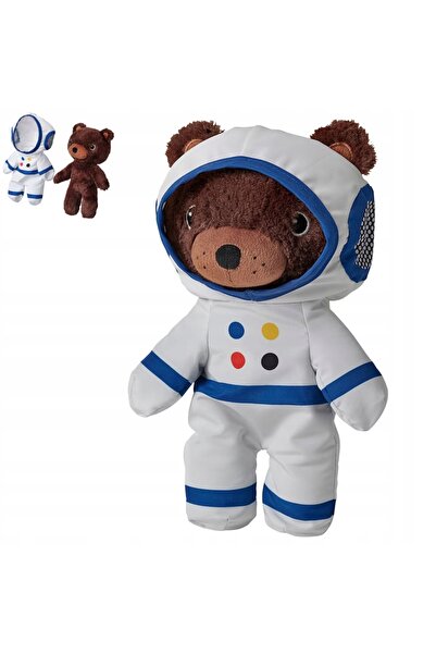 IKEA AFTONSPARV Astronaut de pluș în costum spațial, ursuleț, 28 cm