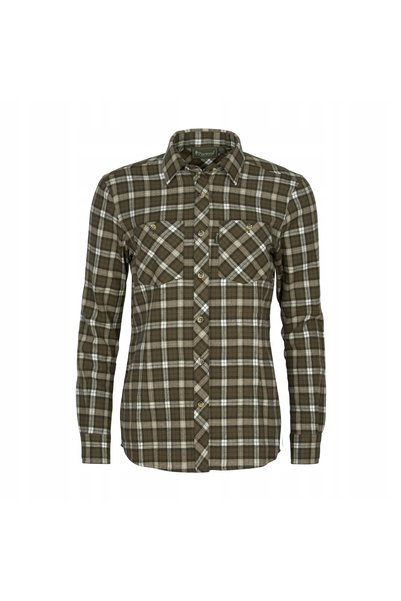 NO BRAND Cămașă de damă Pinewood Felicia d.green/offwhite XL