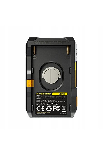 Nitecore Adaptor BAP10 pentru acumulatori NP-F la USB-A USB-C DC 7.4V DC 12V