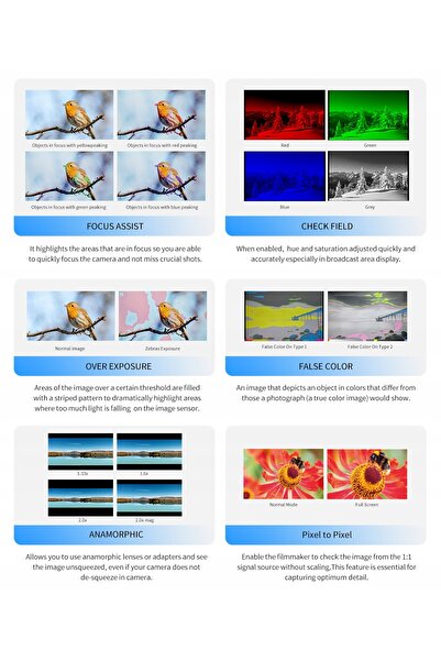 NO BRAND FEELWORLD FW568 PRO 6 " – monitor FHD | 1200 nit | 4k60fps | 32LUT |...