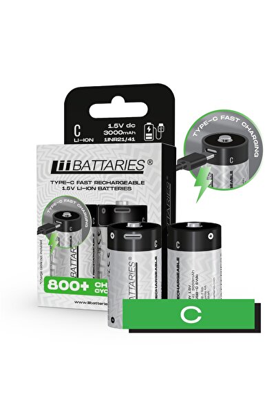NO BRAND LiiBattaries BATERIE PUTERNICĂ cu încărcare prin USB-C, BATERIE LITI...