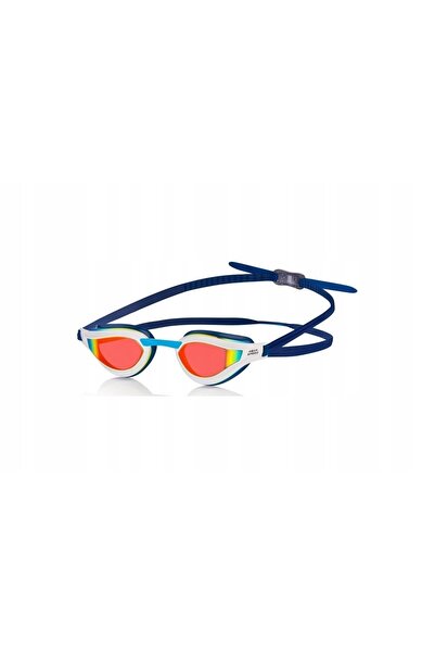 NO BRAND Ochelari de înot AQUA-SPEED Rapid Mirror alb/albastru marin OS