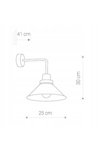 NO BRAND Aplică de perete metalică CRAFT 1xE27 negru Nowodvorski 9151