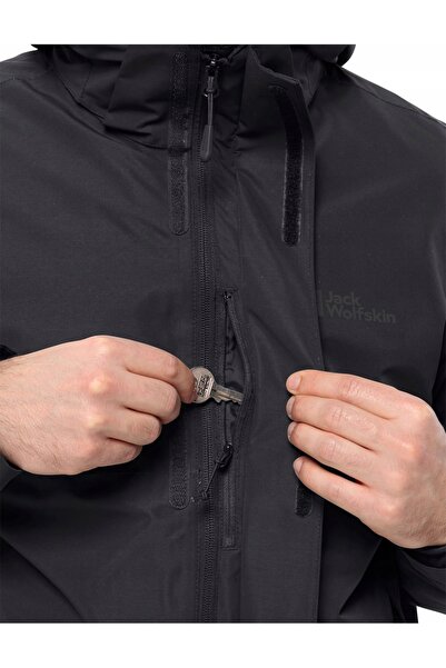 Jack Wolfskin Geacă 3 în 1 bărbați Feldberg Luntal 3 în 1 negru L