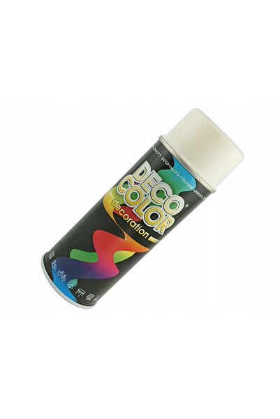 NO BRAND Vopsea spray Deco Color universală, albă lucioasă, 0,40 l
