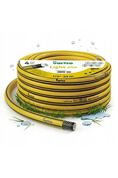 NO BRAND Furtun de grădină Vartco Light Plus 1/2 " 30m 4 straturi Flexibil Re...
