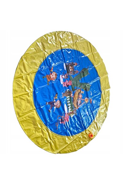 WKS Covoraș de apă cu fântână gigantă pentru piscină, pentru copii, 100 cm, p...