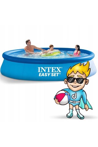 Intex 366 x 76 cm piscină gonflabilă de grădină 2-în-1 28130