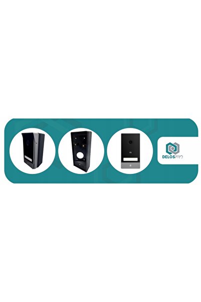 NO BRAND Adaptor pentru interfon video EZVIZ HP7 PRO montare în unghi NEGRU S...