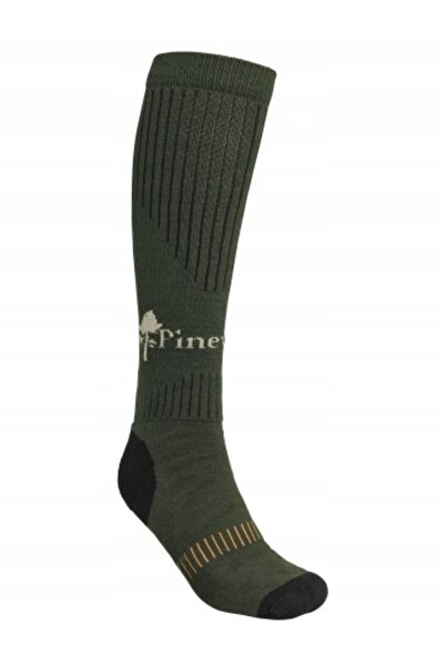 NO BRAND Șosete de drumeție pentru bărbați Pinewood Drytex High, verde/maro î...