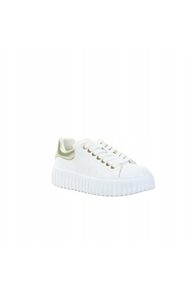 GOE Adidași din piele pentru femei, albi SS2N4023 - 36
