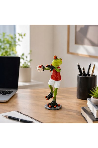 NO BRAND Figurină broască, decorațiune cameră, cadou, sculptură, verde, amuzant