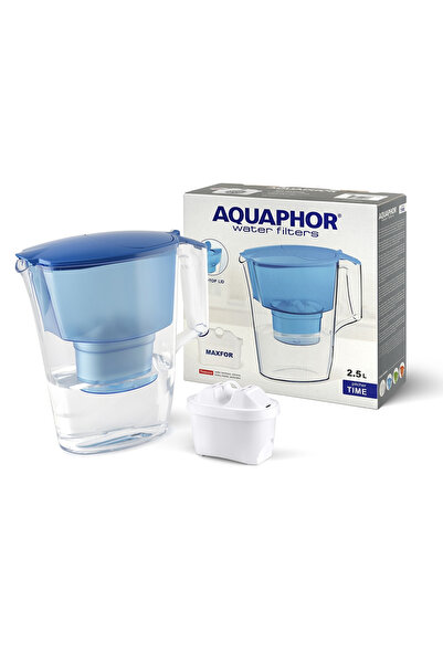Aquaphor Cană cu filtru Time 2,5 L + cartuș Maxfor Plus AQUAOHOR albastru