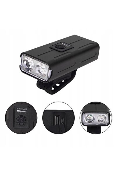 NO BRAND 2X LAMPĂ DE BICICLETĂ CU DIODĂ LED T6, POWERBANK USB