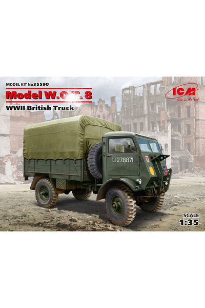 NO BRAND ICM 35590 Model W.O.T. 8 modele de camioane britanice pentru asambla...