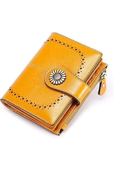 NO BRAND PORTFEL DE DAMĂ DIN PIELE CU PROTECȚIE RFID, 16 COMPARTIMENTE PENTRU...