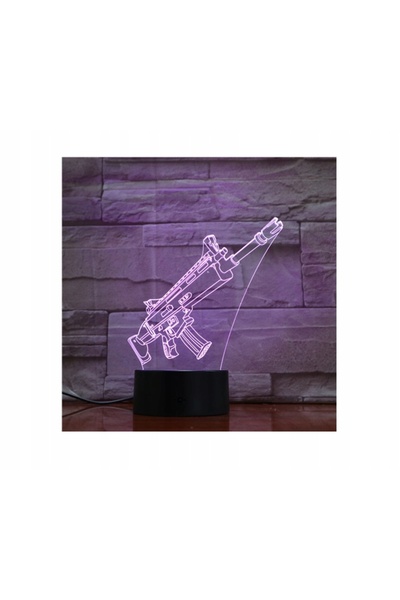 NO BRAND LAMPĂ 3D LED KARABINĂ ARMĂTURI MILITARE LAMPĂ DE CAMP DE Luptă 16 CU...