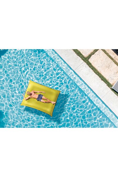 Intex Saltea de piscină de lux pentru două persoane 198x157 cm GALBEN - 56794