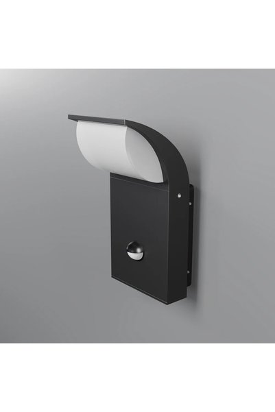 NO BRAND Aplică de perete de exterior cu senzor LED grafit 3000K IP44 Maytoni