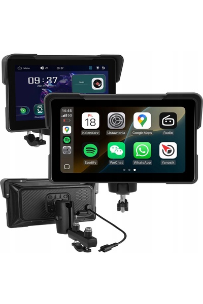 NO BRAND STAȚIE MULTIMEDIA MOTOCICLETĂ NAVIGAȚIE TABLETĂ CARPLAY ANDROID AUTO...
