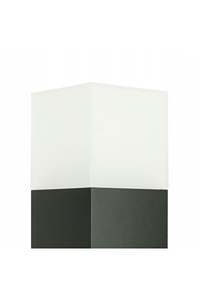 NO BRAND Lampă de perete cub SU-MA de exterior E27 IP44 Aluminiu negru 22x10 cm
