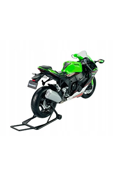 WELLY KAWASAKI NINJA ZX-10R MOTOCICLETĂ 1:12 NOUĂ CU SUPORT 62204