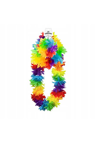 PartyPal Set hawaian neon: colier, brățări și fustă, mov
