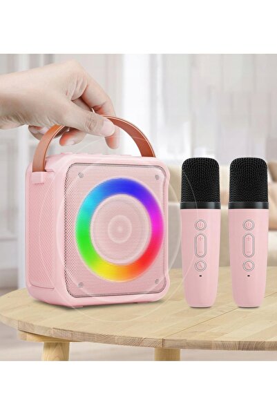 NO BRAND SET DE KARAOKE LED CU BLUETOOTH FĂRĂ FIR + 2 MICROFOANE SOUNIX