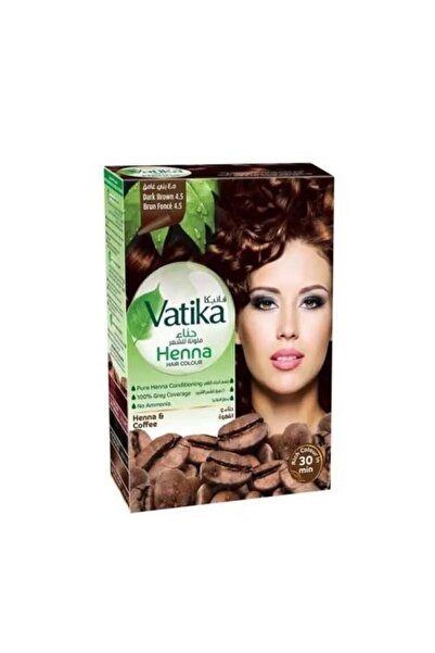 Vatika Dark Brown Henna with Free Glove and Brush