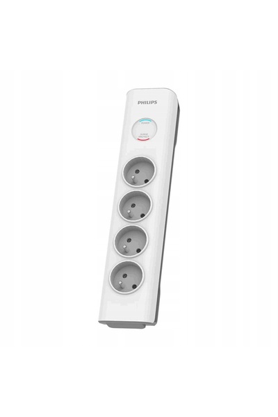 Philips Prelungitor cu protecție la supratensiune 2 m 4 prize
