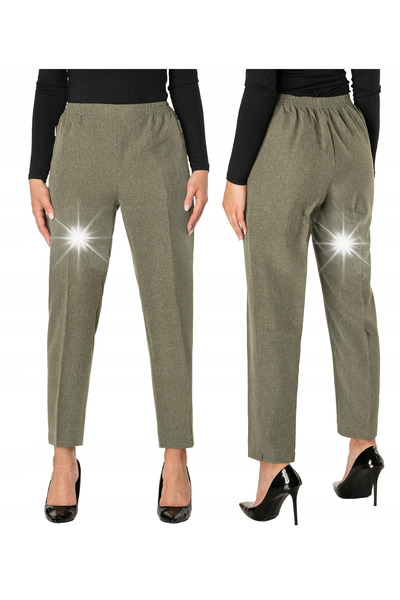 NO BRAND Pantaloni eleganți tip țigară pentru femei VIP S001-6 19