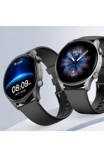 NO BRAND Smartwatch riversong motive 6c pro negru apeluri oțel ritm cardiac s...