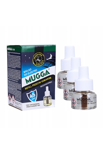 Mugga 3x Detergent lichid pentru rufe, rezervă de 35 ml, pentru fumigatoare e...