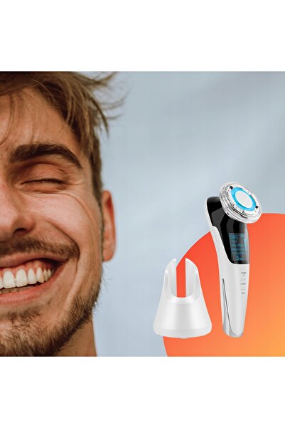 Aptel Masajor facial EMS, mezoterapie fără ace, 5 în 1, lifting, răcire