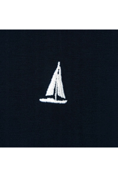 NO BRAND Tricou polo bărbătesc din bumbac, albastru marin, BUMBAC TURCESC, Ca...