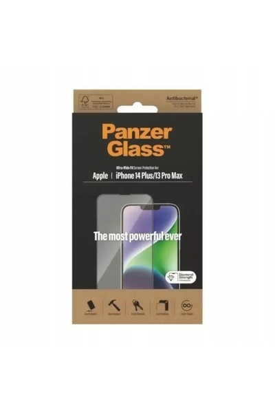 CARE by PanzerGlass® PanzerGlass Sticlă cu potrivire ultra-largă pentru iPhon...