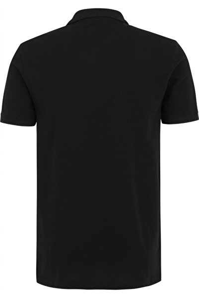 FILA Tricou polo Sunchon negru bărbătesc FAM0717 80010 MĂRIMEA L