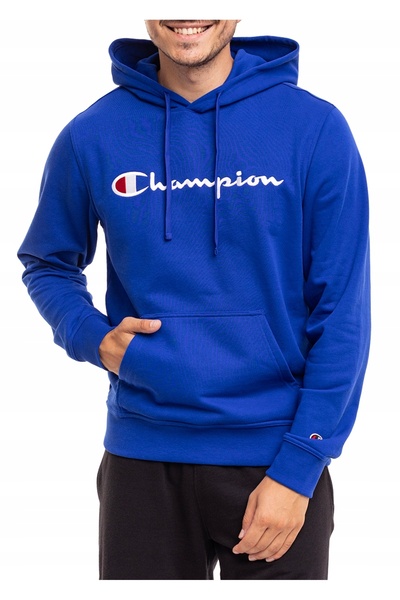 Champion Hanorac bărbătesc cu glugă, albastru R. M.