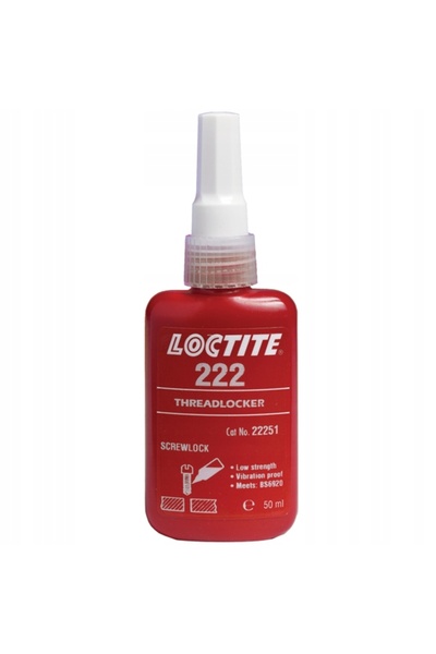 LOCTİTE 222 adeziv pentru conexiuni filetate |   50 ml |   demontabil cu ușur...