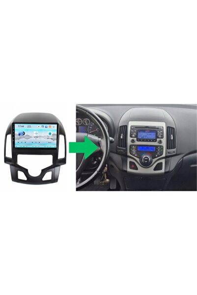 NO BRAND Radio auto cu navigație și ecran tactil Android Hyundai i30 2007-201...