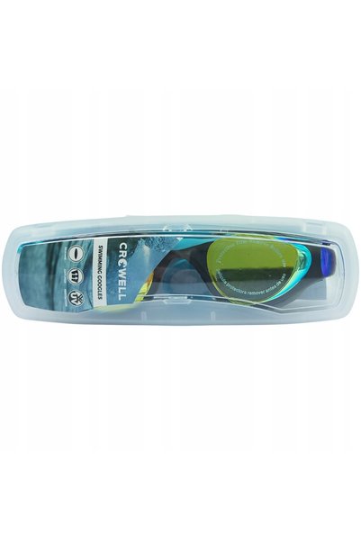 CROWELL Ochelari de înot pentru copii GS23 splash mirror gri-turcoaz