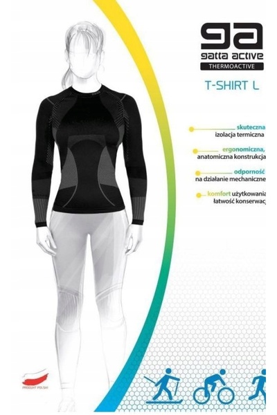 NO BRAND Lenjerie termică pentru schi, ciclism, tricou sport termic GATTA